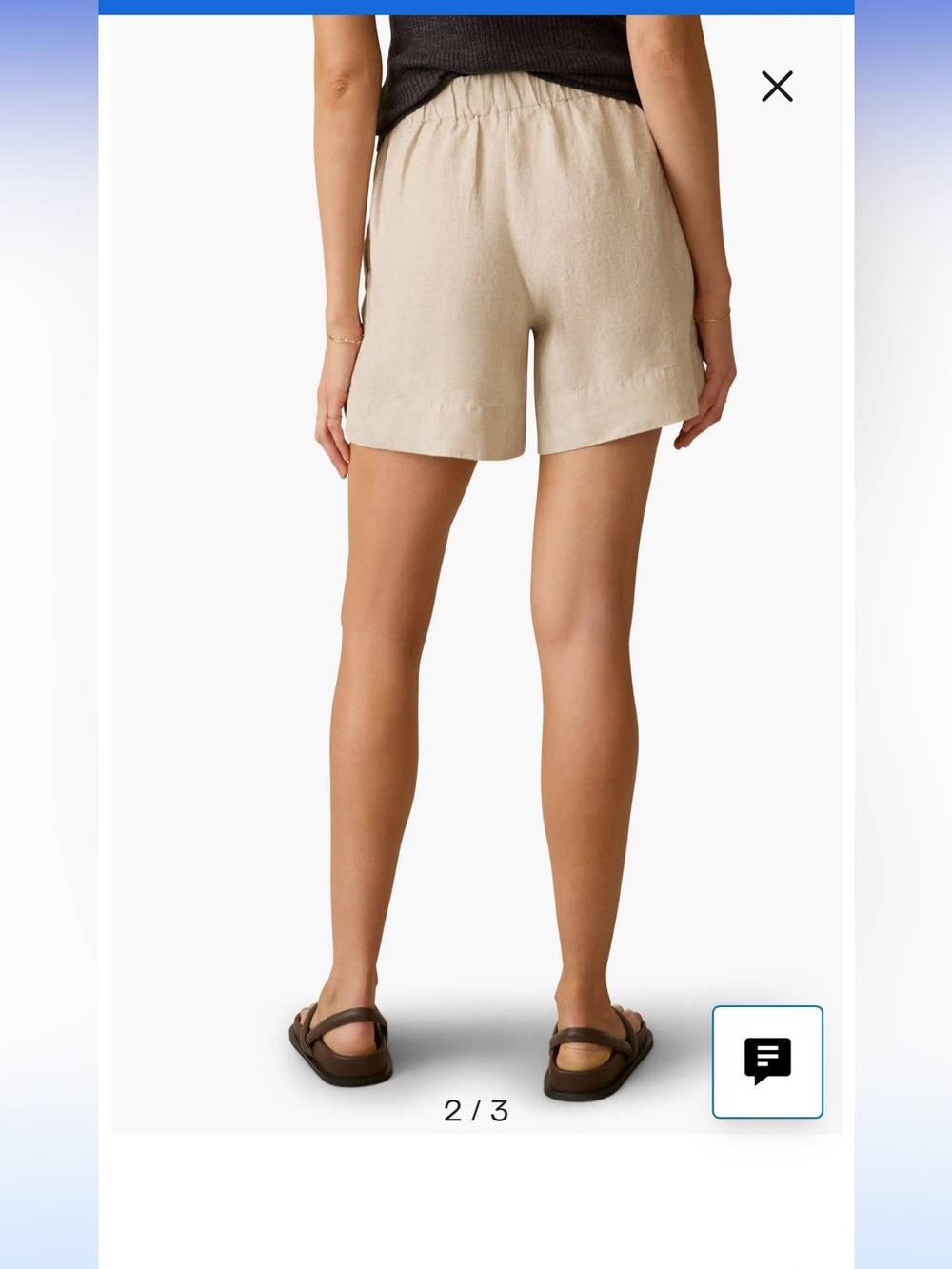 Faherty Laguna Bayview linen shorts - Picture 5 of 6